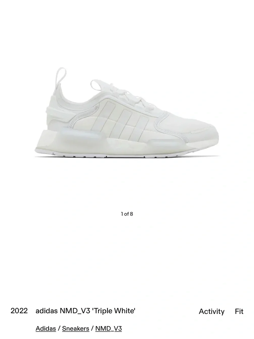 adidas Triple White Men’s Sneaker